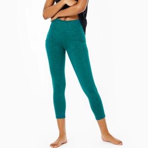 NWOT emerald cheetah leggings